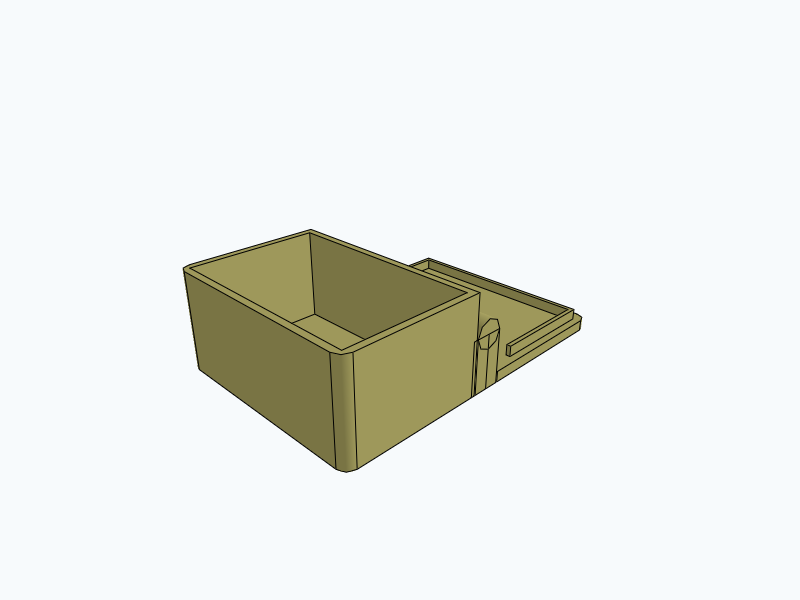 Print-in-Place Hinge Box