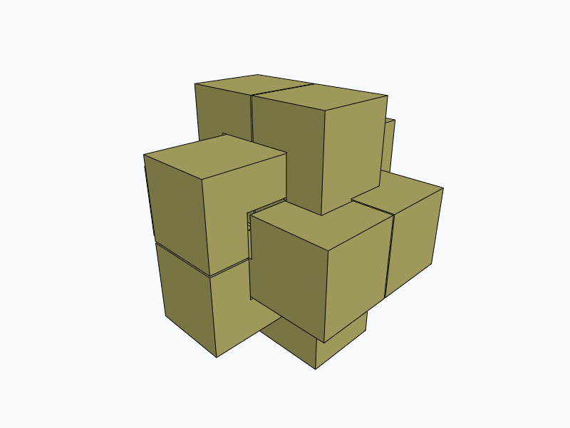 Six-Piece Burr Puzzle