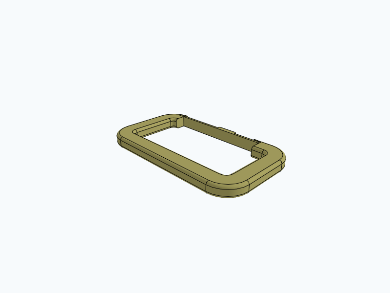 Living-Hinge Carabiner