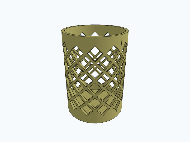 Lattice Pen Holder