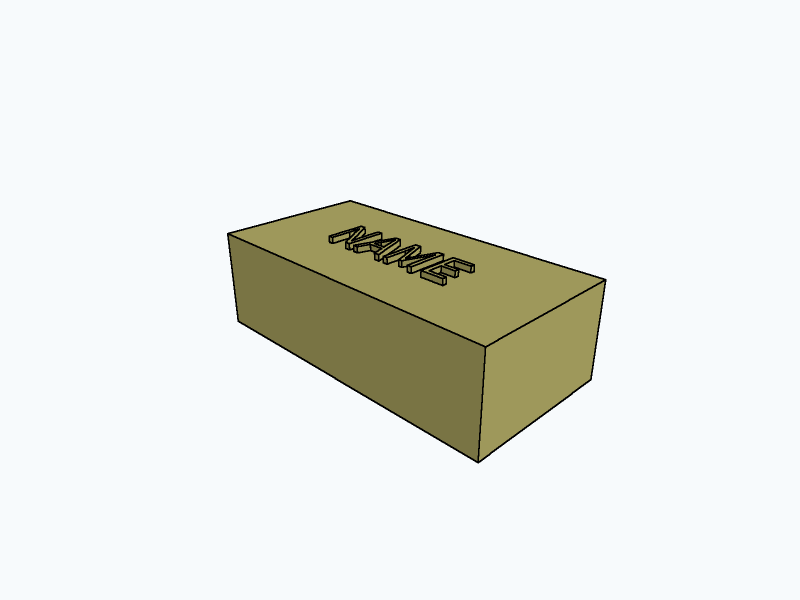 lego name plate