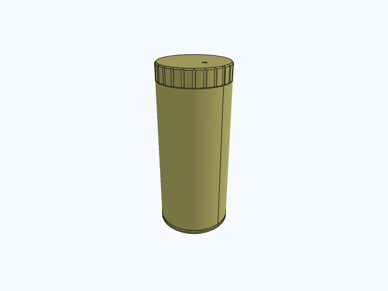 Rotating-Cap Toothpick Dispenser