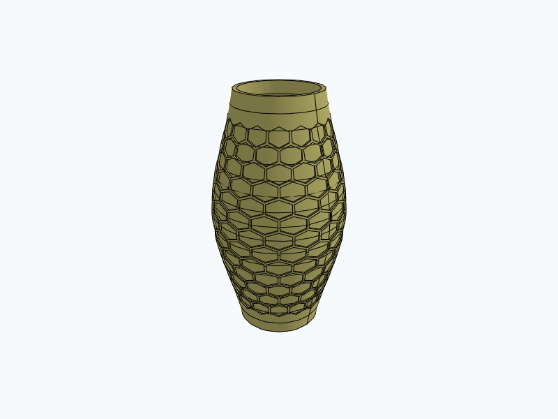 Honeycomb Vase