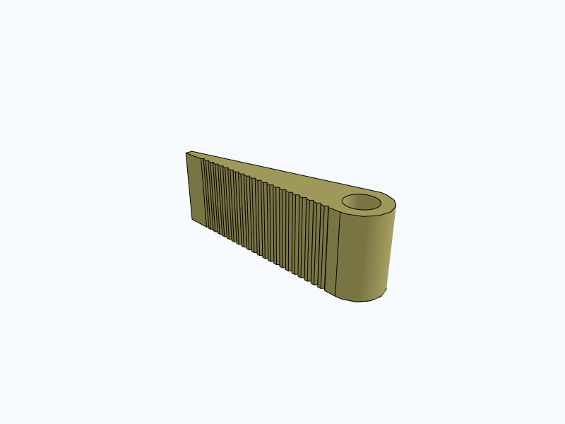 Ribbed Door Wedge
