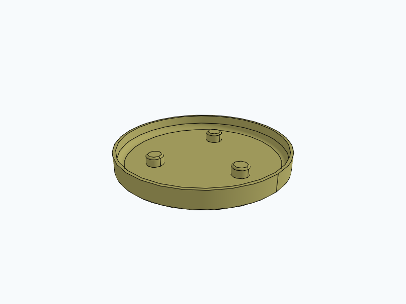 Pot Saucer with Risers