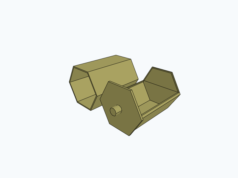 Hexagonal Drawer Cell