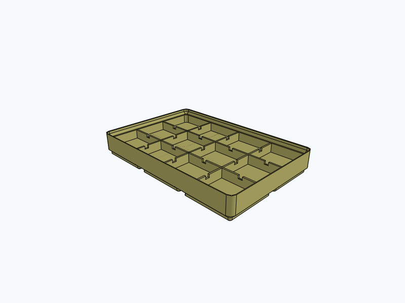 Gridfinity Sorting Tray