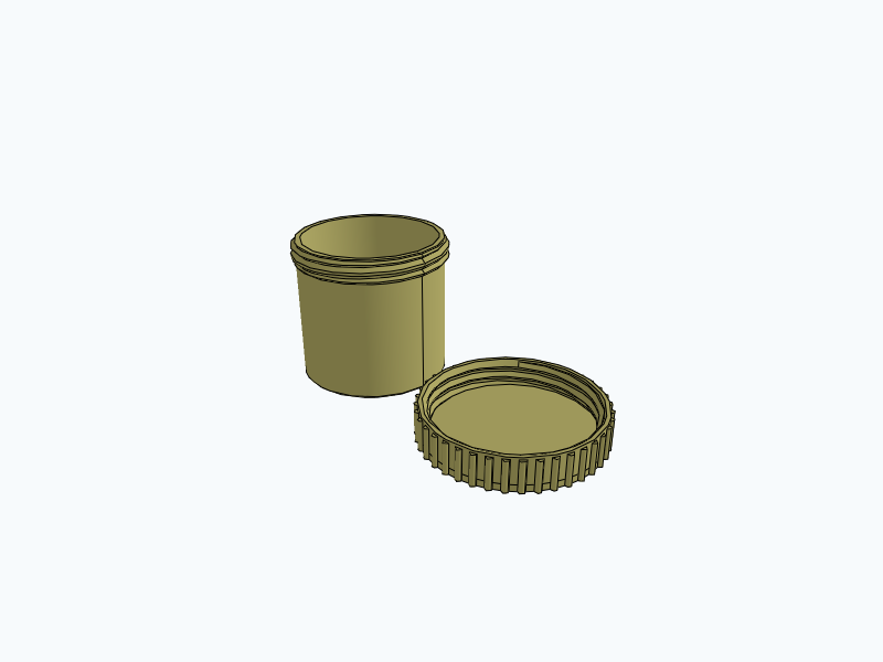 Screw-Lid Jar